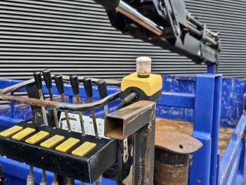 CONTAINER + HIAB 166 CRANE / KRAN